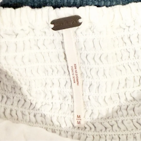 New Free People White ari mini smock dress Medium - Picture 9 of 16